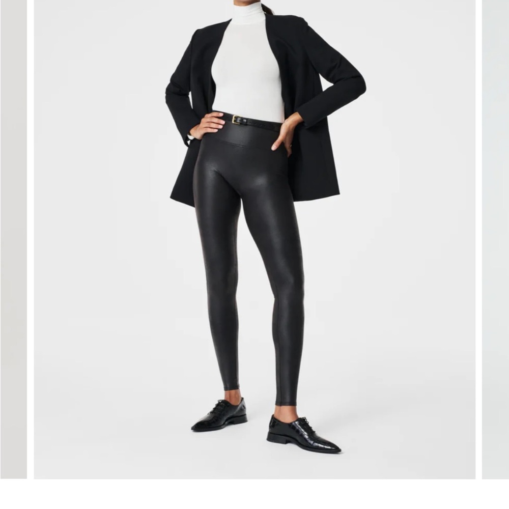 Spanx faux leather leggings